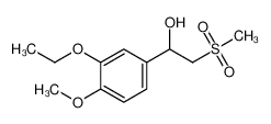 1-(3-乙氧基-4-甲氧基苯基)-2-(甲基磺酰基)乙醇