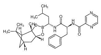 (1R)-(1S,2S,3R,5S)-蒎烷二醇-N-(N-吡嗪基-苯基丙胺基)-1-氨基-3-甲基丁烷-1-硼酯