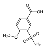 4-甲氧基-3-氨磺酰基苯甲酸