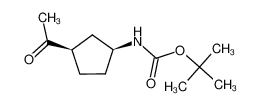 1 - ((3S，1R)-3-叔丁氧羰基氨基环戊基)-1-乙酮