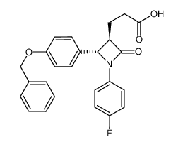 ((2S,3R)-2-(4-(苯基氧基) 苯基)-1-(4-氟苯基)-4-氧代氮杂环丁烷-3-基)丙酸