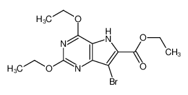 7-溴-2,4-二乙氧基-5H-吡咯并[3,2-d]嘧啶-6-甲酸乙酯