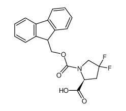 (S)-1-(((9H-氟-9-基)甲氧基)羰基)-4，4-二氟吡咯烷-2-甲酸