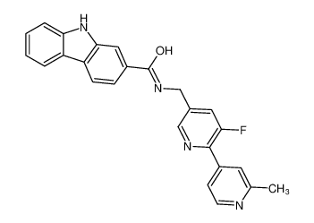 N-((3-氟-2'-甲基-[2,4'-联吡啶]-5-基)甲基)-9H-咔唑-2-甲酰胺