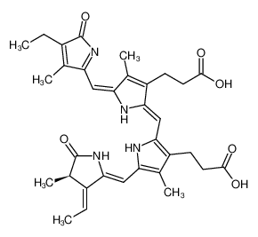 3-((Z)-2-((3-(2-羧乙基)-5-((Z)-((R,E)-3-亚乙基-4-甲基-5-氧代吡咯烷-2-亚基)甲基)-4-甲基-1H-吡咯-2-基)亚甲基)-5-((Z)-(4-乙基-3-甲基-5-氧代-1H-吡咯-2(5H)-亚基)甲基)-4-甲基-2H-吡咯-3-基)丙酸
