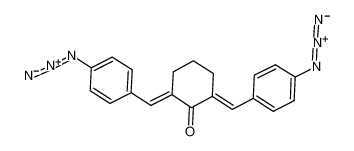 2,6-双(4-叠氮苯亚甲基)环己酮 (含水约30%) (单位重量以干重计) [用于感光材料的研究]