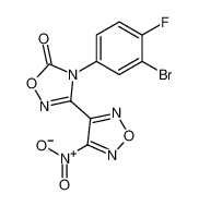 3-(4-硝基-1，2，5-噁二唑-3-基)-4-(3-溴-4-氟苯基)-1，2，4-噁二唑-5(4H)-酮