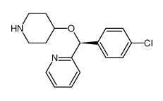 (S)-2-[(4-氯苯基)(4-哌啶氧基)甲基]吡啶