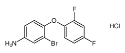 3-溴-4-(2，4-二氟苯氧基)苯胺盐酸盐