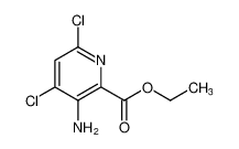 3-氨基-4，6-二氯吡啶-2-甲酸乙酯