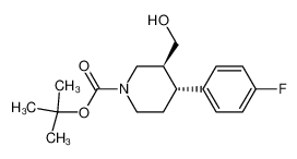 (3S，4R)-1-Boc-3-羟甲基-4-(4-氟苯基)-哌啶