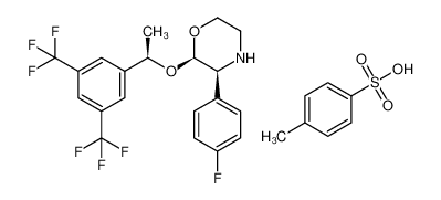 (2R,3S)-2-((R)-1-(3,5-双(三氟甲基)苯基)乙氧基)-3-(4-氟苯基)吗啉4-甲基苯磺酸盐