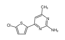4-(5-氯噻吩-2-基)-6-甲基嘧啶-2-胺