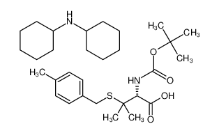 N-叔丁氧羰基-S-(4-甲基苄基)-D-青霉胺二环己基胺