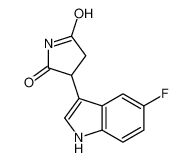 3-(5-氟-1H-吲哚-3-基)-2,5-吡咯烷二酮