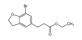 3-(7-溴-2，3-二氢苯并呋喃-5-基)丙酸乙酯