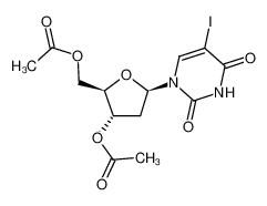((2R,3S,5R)-3-乙酰氧基-5-(5-碘-2,4-二氧代-3,4-二氢嘧啶-1(2H)-基)四氢呋喃-2-基)甲基 乙酸酯