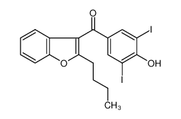 2-丁基-3-(4-羟基-3,5-二碘苯甲酰基)苯并呋喃