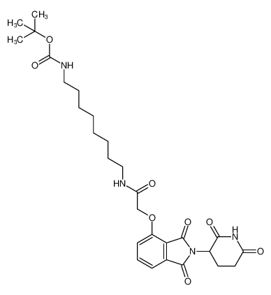 (8-(2-((2-(2，6-二氧代哌啶-3-基)-1，3-二氧代异吲哚啉-4-基)氧基)乙酰氨基)辛基)氨基甲酸叔丁酯