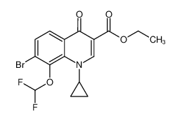 7-溴-1-环丙基-8-(二氟甲氧基)-4-氧代-1,4-二氢喹啉-3-羧酸乙酯