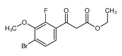 3-(4-溴-2-氟-3-甲氧基)苯基-3-氧代-丙酸乙酯