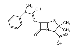 (2S,5R,6R)-6-((S)-2-氨基-2-苯基乙酰胺)-3,3-二甲基-7-氧代-4-硫杂-1-氮杂双环[3.2.0]庚烷-2-羧酸