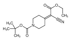 4-(1-氰基-2-乙氧基-2-氧代亚乙基)哌啶-1-羧酸叔丁酯