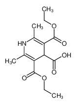 3,5-二(乙氧羰基)-2,6-二甲基-1,4-二氢吡啶-4-羧酸
