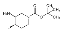 (3R，4R)-3-氨基-4-氟哌啶-1-羧酸叔丁酯
