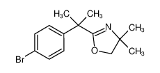 2-[1-(4-溴苯基)-1-甲基乙基]-4，5-二氢-4，4-二甲基恶唑