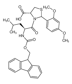 Fmoc-Leu-Cys(Psi(Dmp,H)pro)-OH