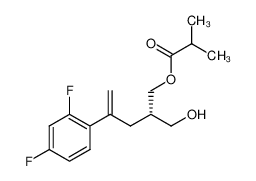 (S)-4-(2，4-氟苯基)-2-(羟甲基)戊-4-烯-1-基异丁酸