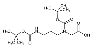N-叔丁氧羰基-N-[3-(叔丁氧羰基氨基)丙基]甘氨酸
