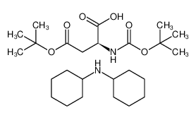 N-叔丁氧羰基-L-天冬氨酸 4-叔丁酯二环己胺盐