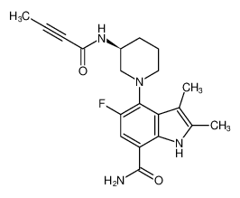 (S)-4-(3-(丁-2-炔基)哌啶-1-基)-5-氟-2,3-二甲基-1H-吲哚-7-甲酰胺