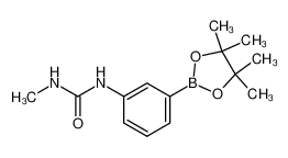 1-甲基-3-(3-(4,4,5,5-四甲基-1,3,2-二氧硼杂环戊烷-2-基)苯基)脲