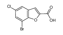 7-溴-5-氯-1-苯并呋喃-2-羧酸