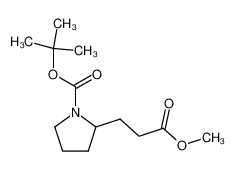 2-(3-甲氧基-3-氧代丙基)吡咯烷-1-羧酸叔丁酯