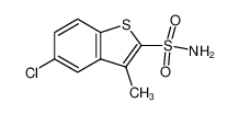 5-氯-3-甲基苯并[b]噻吩-2-磺酰胺