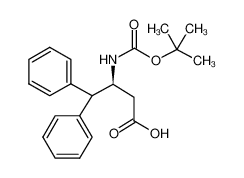 (S)-3-((叔丁氧羰基)氨基)-4,4-二苯基丁酸