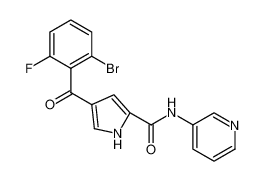 4-(2-溴-6-氟苯甲酰基)-N-(吡啶-3-基)-1H-吡咯-2-甲酰胺