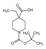 1-Boc-4-乙基-4-哌啶甲酸