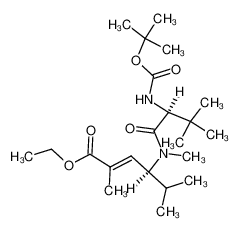 (S，E) - 4 - ((S)-2 - ((叔丁氧基羰基)氨基)-N，3，3-三甲基丁酰胺基)-2