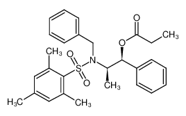 丙酸(1S,2R)-2-[N-苄基-N-(均三甲苯基磺酰)氨基]-1-苯基丙酯[非选择性不对称醇醛反应用试剂]