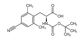 (S)-2-((叔丁氧基羰基)氨基)-3-(4-氰基-2，6-二甲基苯基)丙酸