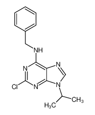 N-苄基-2-氯-9-异丙基-9H-嘌呤-6-胺