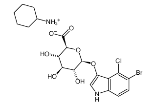 5-溴-4-氯-3-吲哚基-β-D-葡萄糖醛酸苷环己基胺盐