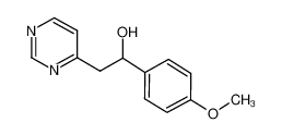1-(4-甲氧基苯基)-2-(嘧啶-4-基)乙醇