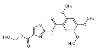 2-(2,4,5-三甲氧基苯甲酰胺基)噻唑-4-羧酸乙酯