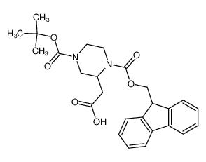 4-Boc-1-Fmoc-2-哌嗪乙酸
